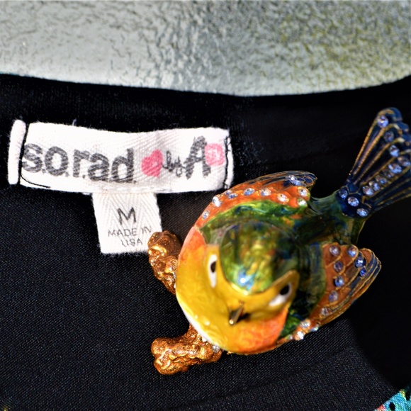 COPY - Rose 3/4 Sleeve Shirt w/Initial "A" Crop T… - Picture 6 of 8